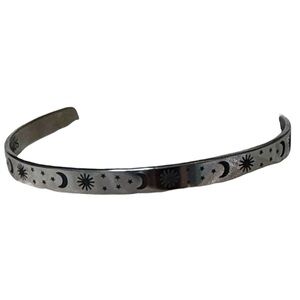 Tony & Sandy | Inspirational Stainless Steel Cuff Bracelet Sun Moon Star